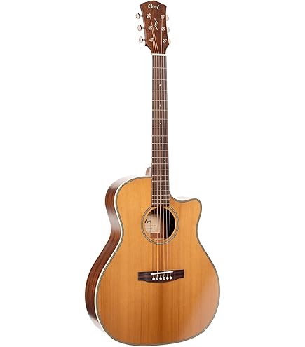 Amazon.com: Cort Standard Series Mini Acoustic Guitar, Open Pore